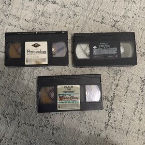 Disney Black Diamond Lot VHS Tape Trio